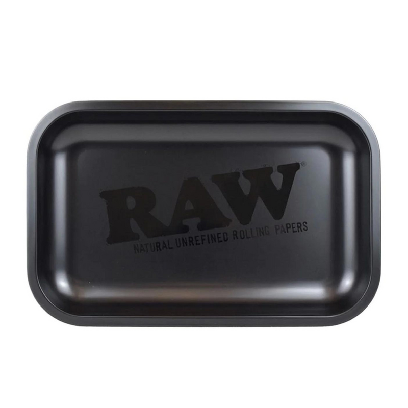 Raw Matte Black Murder'd Rolling Tray