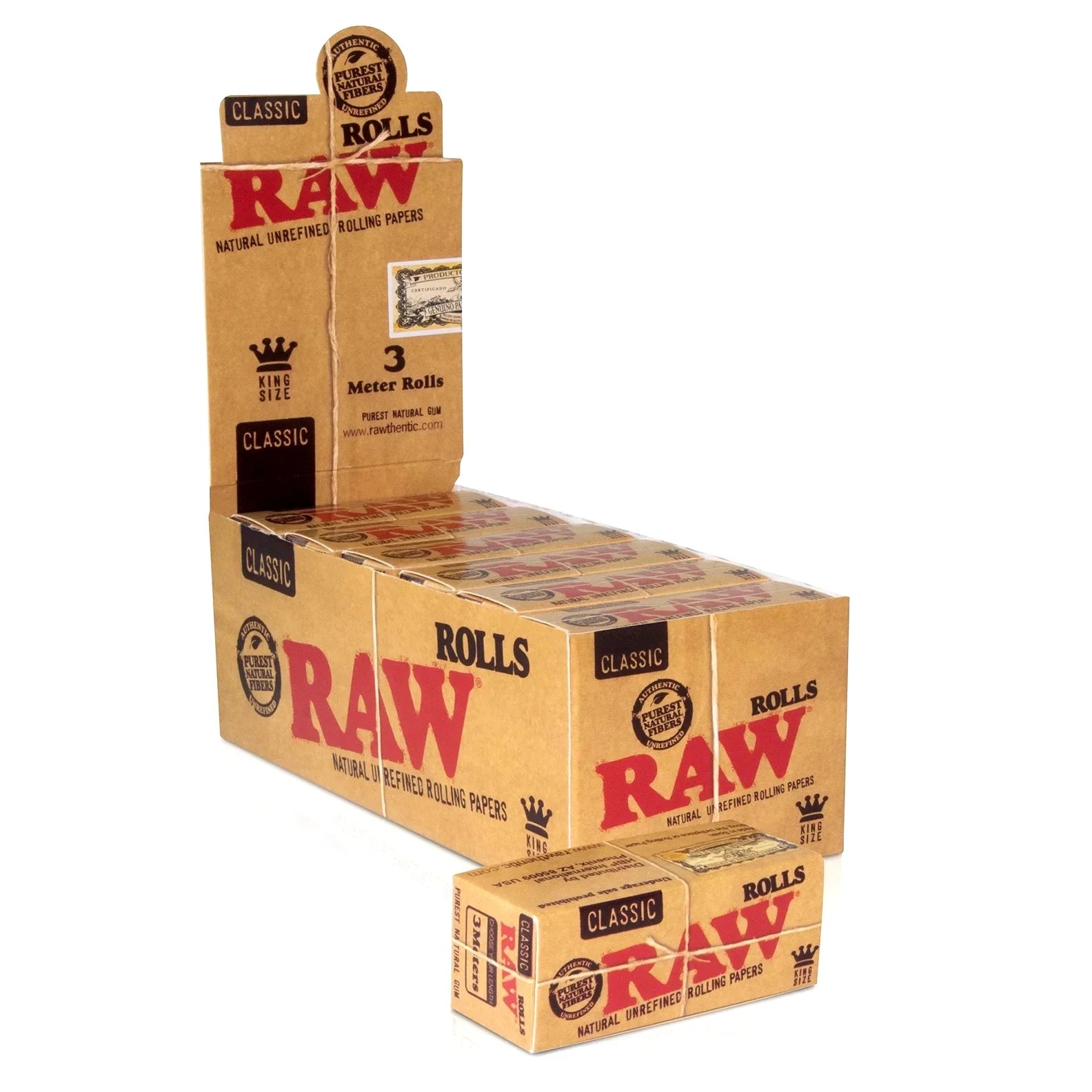 RAW Classic King Size Rolls (3m)