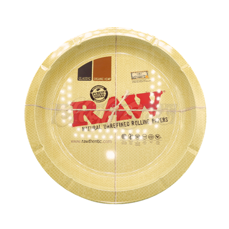 Raw Round Rolling Tray