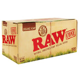 RAW Organic Hemp 1 1/4 Cones - Bulk Box (900 Cones)