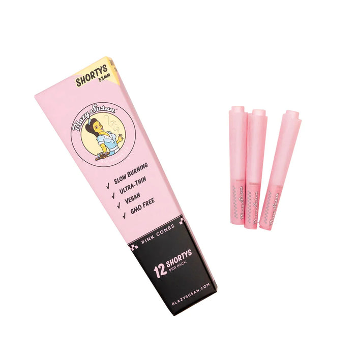 Shorty Pink Pre Rolled Cones Shortys 53mm