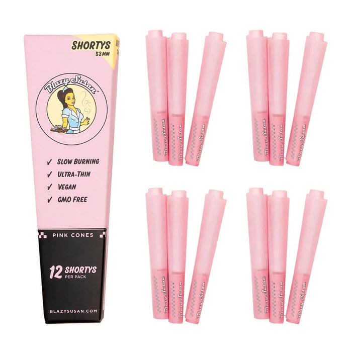 Shorty Pink Pre Rolled Cones Shortys 53mm