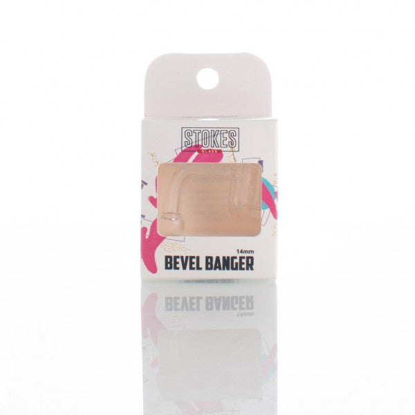 Stokes Quartz Bevel Banger, 14mm Male