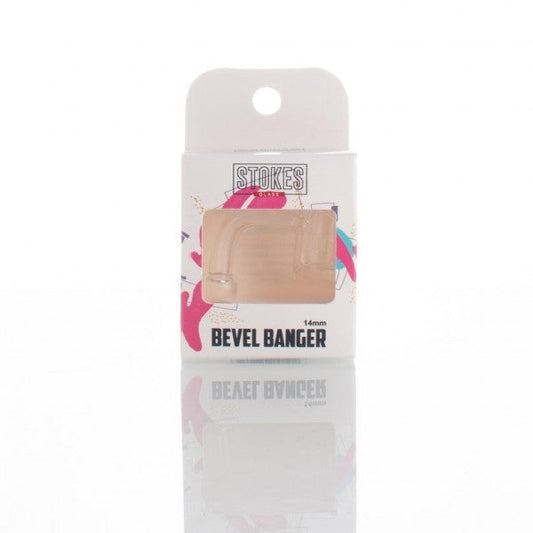 Stokes Quartz Bevel Banger, 14mm Male