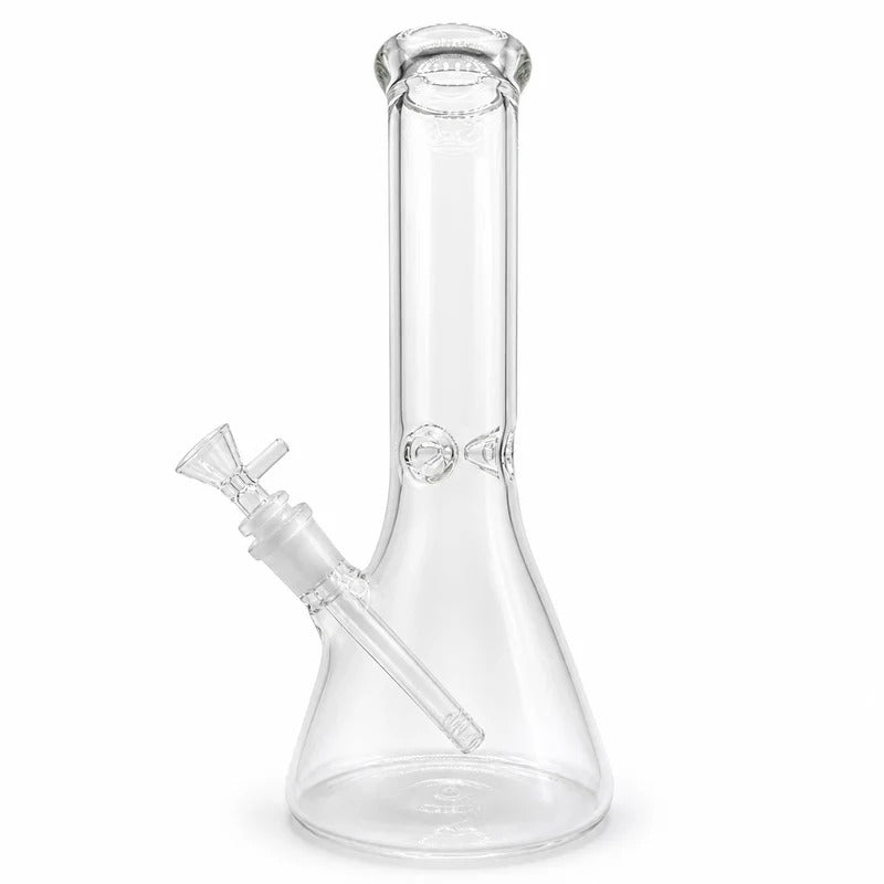 Clear Glass Beaker Bong, 5mm Thick