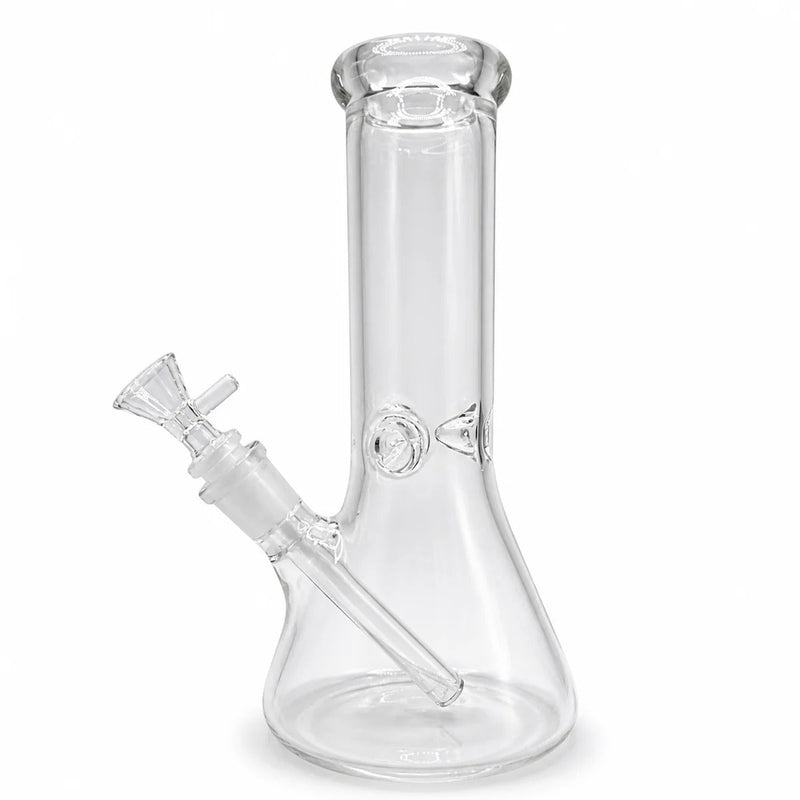 Clear Glass Beaker Bong, 5mm Thick
