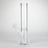 Clear Glass Straight Tube Bong, 5mm Thick