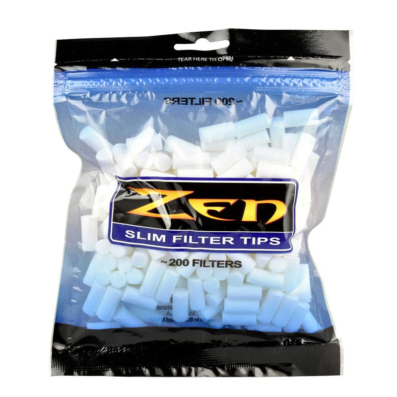 Zen Slim Filter Tips (200 Count Bag)