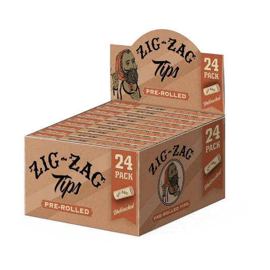 Zig-Zag Unbleached Pre-Rolled Tips