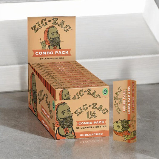 Zig-Zag Unbleached 1 1/4 Combo Pack (Papers + Tips) - photo 2