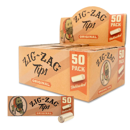 Zig-Zag Unbleached Original Tips