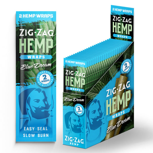 Zig-Zag Hemp Wraps, Blue Dream