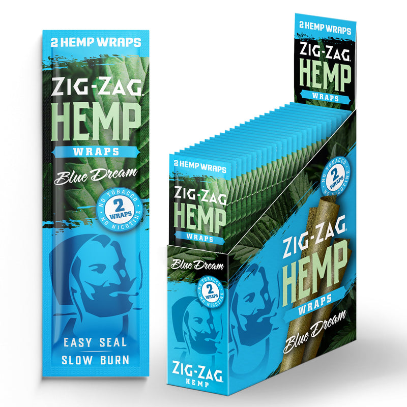 Zig-Zag Hemp Wraps, Blue Dream