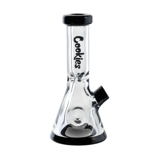 Cookies Mini Beaker Glass Hand Pipe, Black