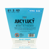 Juicy Lucy King Size Blue cones (3 per pack)