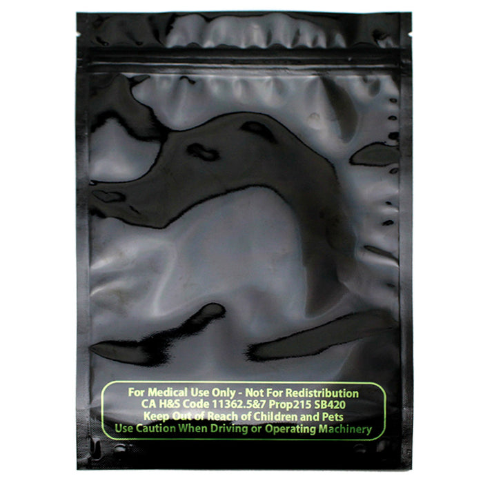1 Ounce Mylar Bags, Smell-Proof (50 Pack)