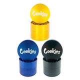 Santa Cruz Shredder Medium 2.2" 4 Piece Grinder - Cookies Logo